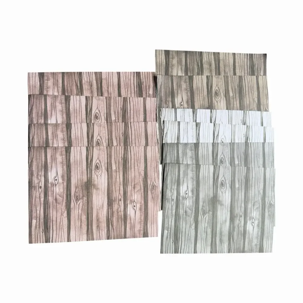 Rustic Woodgrain Scrapbook Paper Lot | Farmhouse Background Card Making Supplies